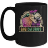 Gigi Saurus Gigisaurus T Rex Dinosaur Family Matching Mug Coffee Mug | Teecentury.com