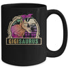 Gigi Saurus Gigisaurus T Rex Dinosaur Family Matching Mug Coffee Mug | Teecentury.com