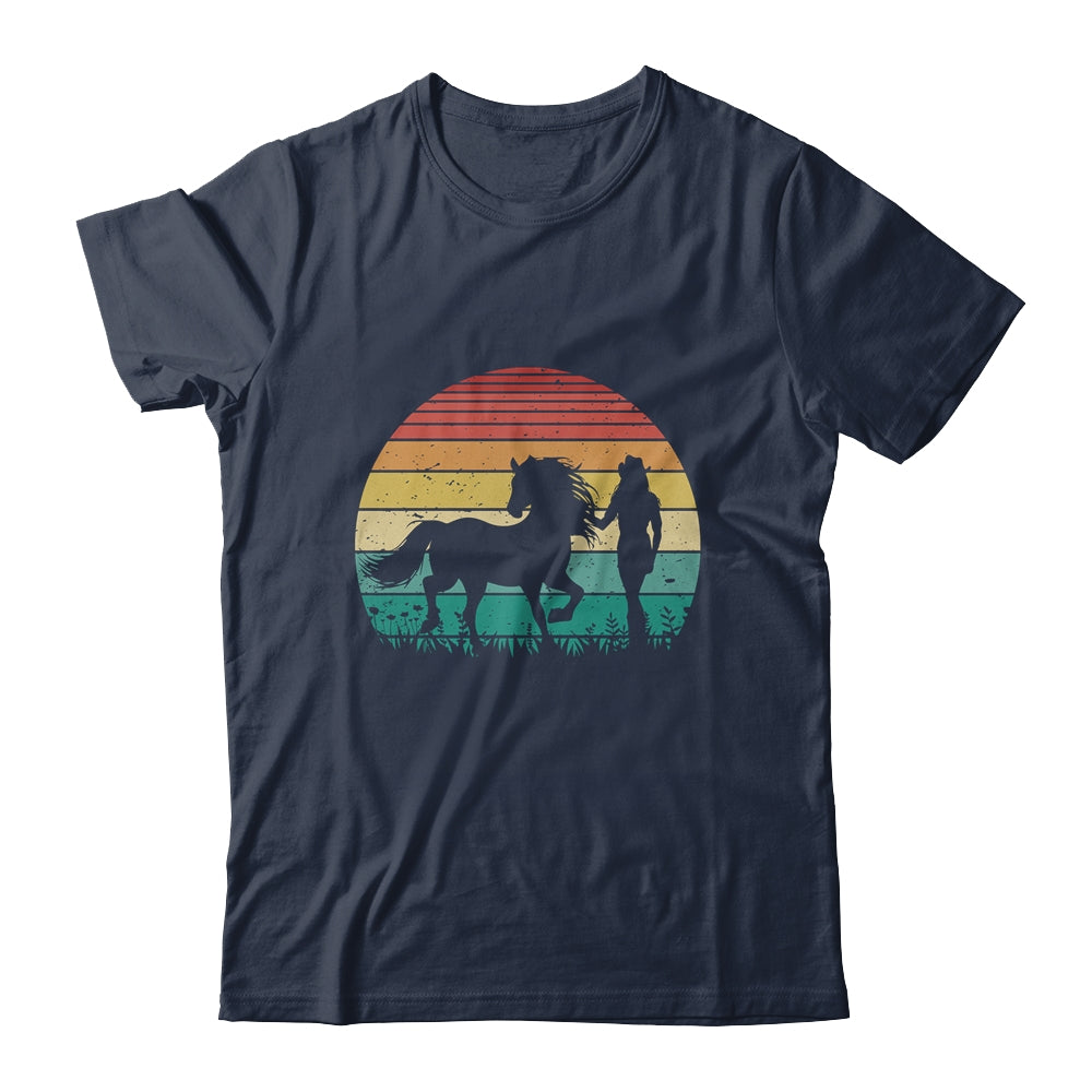 Girl Horse Riding Vintage Cowgirl Texas Ranch Shirt & Tank Top | teecentury