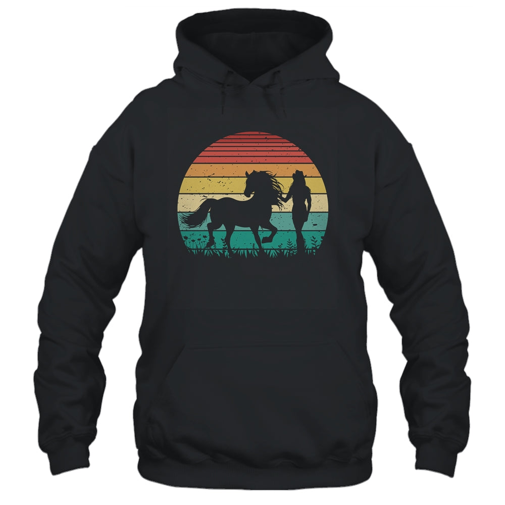 Girl Horse Riding Vintage Cowgirl Texas Ranch Shirt & Tank Top | teecentury