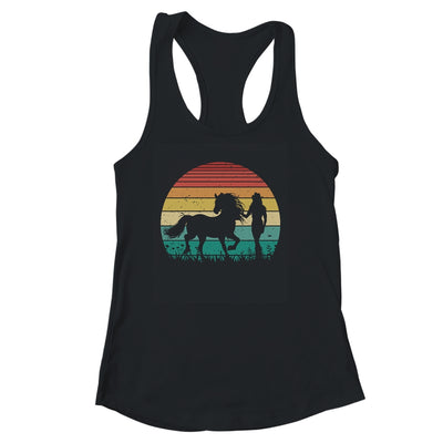 Girl Horse Riding Vintage Cowgirl Texas Ranch Shirt & Tank Top | teecentury