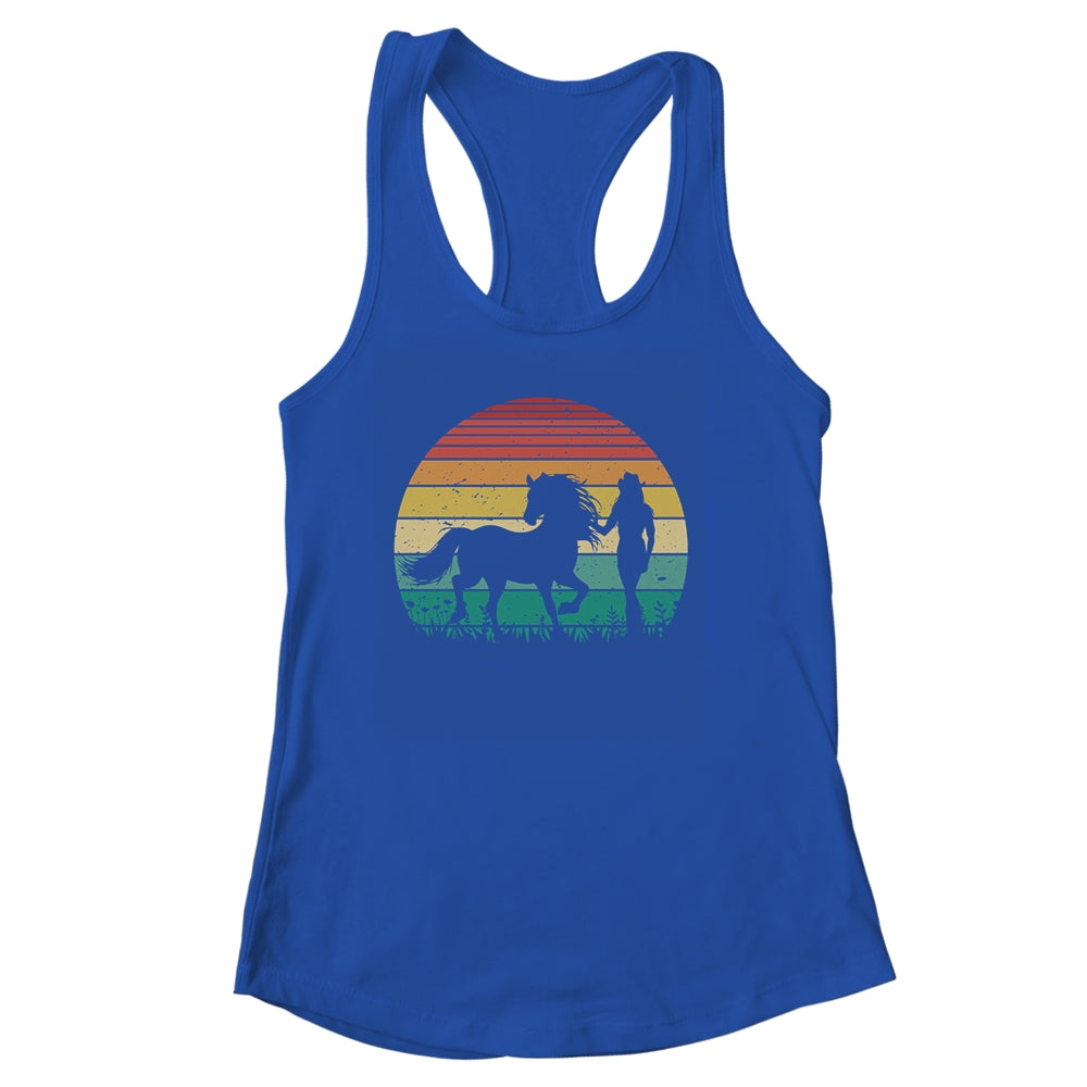 Girl Horse Riding Vintage Cowgirl Texas Ranch Shirt & Tank Top | teecentury