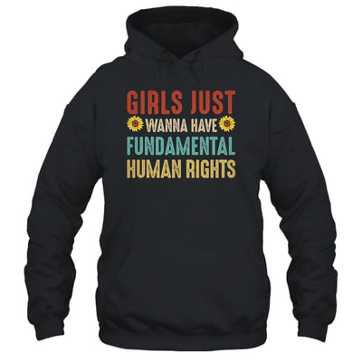 Girls Just Want To Have Fundamental Rights Sunflower Shirt & Tank Top | teecentury