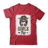 Girls Trip 2023 Messy Bun Leopard Best Friend Matching Girl Shirt & Tank Top | teecentury