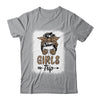 Girls Trip 2023 Messy Bun Leopard Best Friend Matching Girl Shirt & Tank Top | teecentury