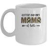 Glitter And Dirt Mom Of Both Leopard And Camo Mama Of Both Mug Coffee Mug | Teecentury.com