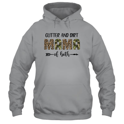 Glitter And Dirt Mom Of Both Leopard And Camo Mama Of Both T-Shirt & Tank Top | Teecentury.com