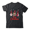 Gnome Family Merry Christmas For Women Buffalo Plaid T-Shirt & Sweatshirt | Teecentury.com
