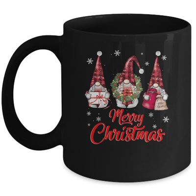 Gnome Family Merry Christmas For Women Buffalo Plaid Mug Coffee Mug | Teecentury.com