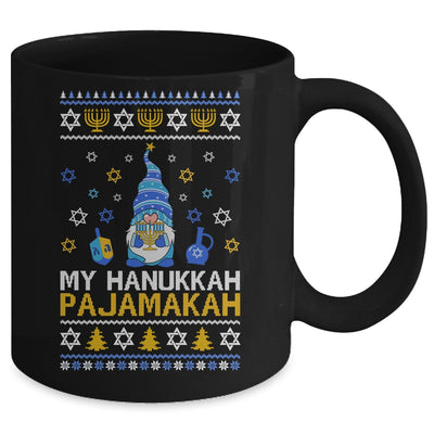 Gnome My Hanukkah Pajamakah Funny Chanukah Christmas Ugly Mug Coffee Mug | Teecentury.com