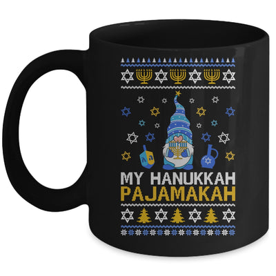 Gnome My Hanukkah Pajamakah Funny Chanukah Christmas Ugly Mug Coffee Mug | Teecentury.com