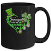 Gnome St Patricks Day Shenanigans With My Gnomies Shamrock Mug | teecentury