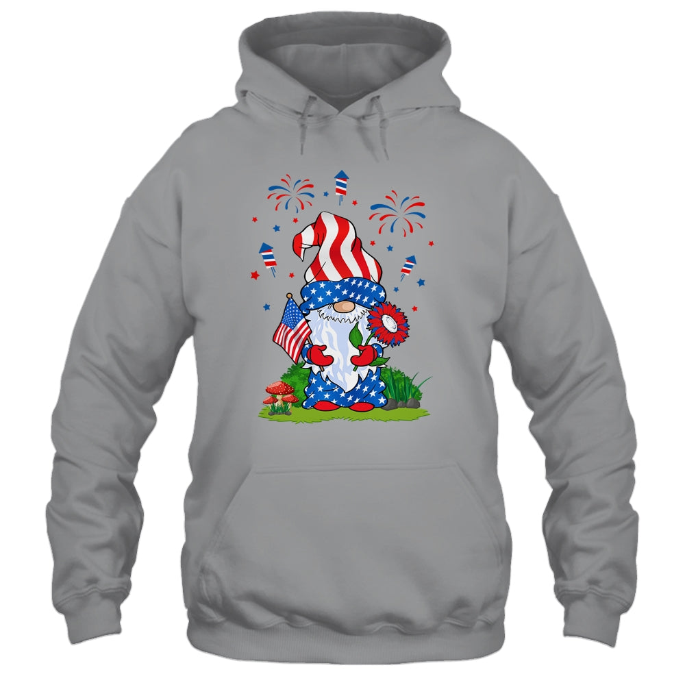Gnomes 4th Of July Women Gnome Lover Girls American Flag T-Shirt & Tank Top | Teecentury.com