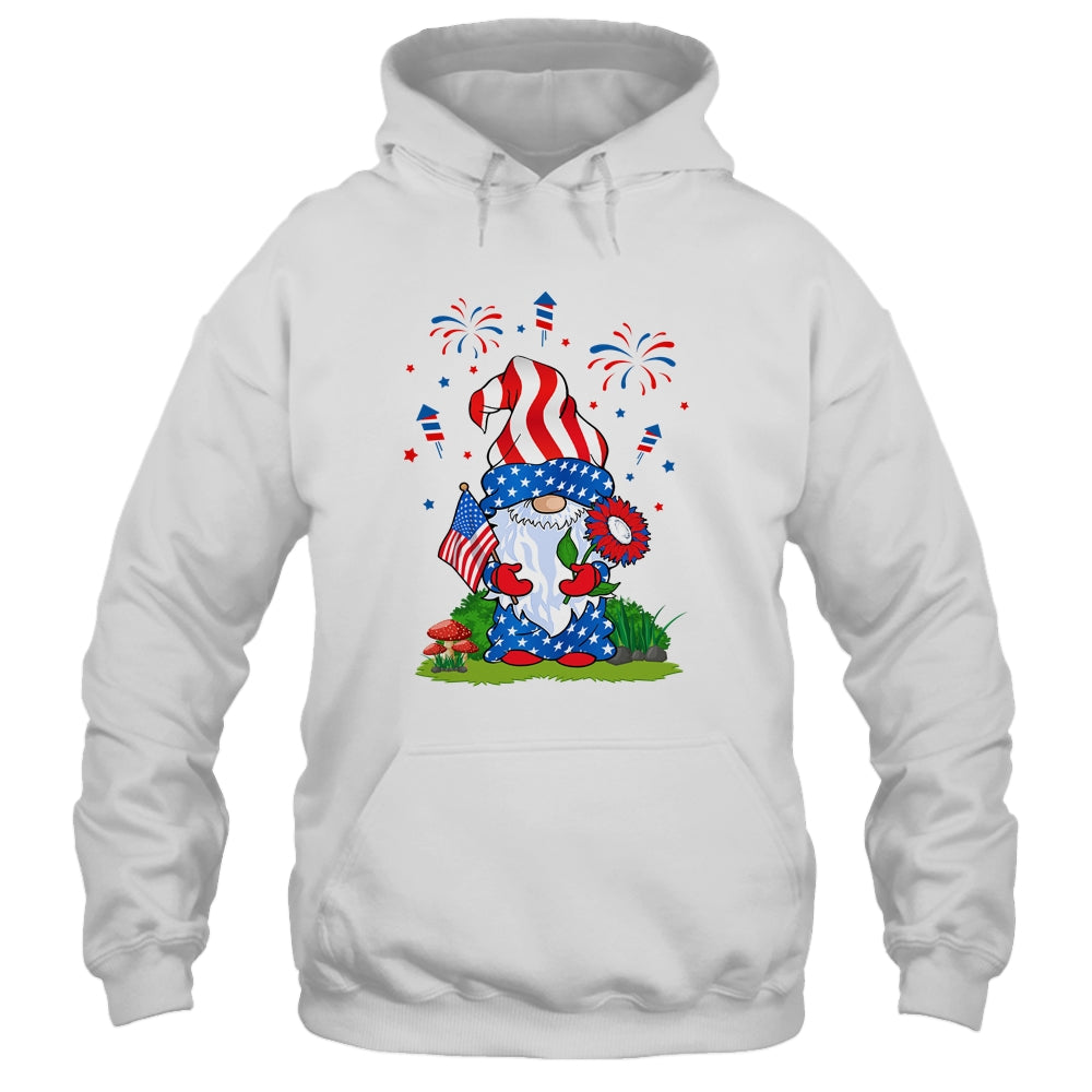 Gnomes 4th Of July Women Gnome Lover Girls American Flag T-Shirt & Tank Top | Teecentury.com