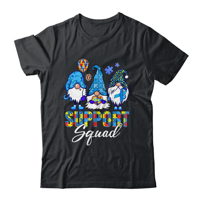 Gnomes Autism Awareness Support Squad Blue Ribbon Shirt & Tank Top | teecentury
