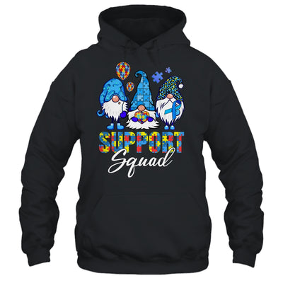 Gnomes Autism Awareness Support Squad Blue Ribbon Shirt & Tank Top | teecentury