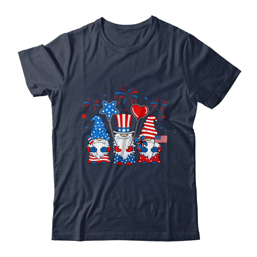 Gnomes Celebrating Independence Day 4th Of July Patriotic Shirt & Tank Top | teecentury