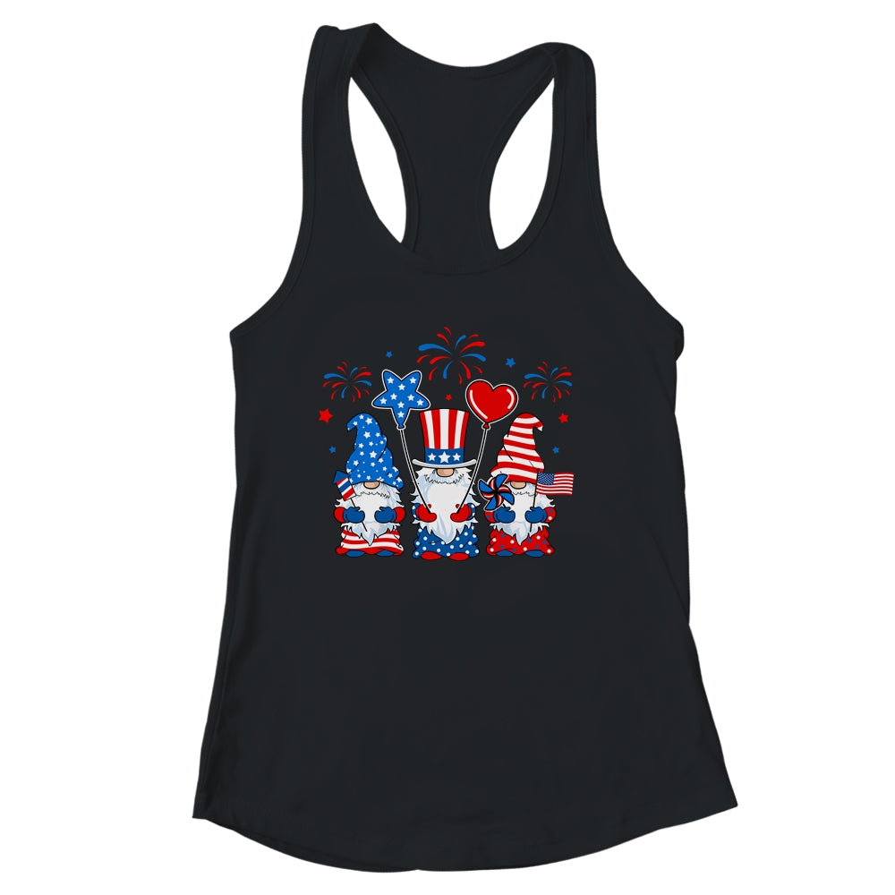 Gnomes Celebrating Independence Day 4th Of July Patriotic Shirt & Tank Top | teecentury