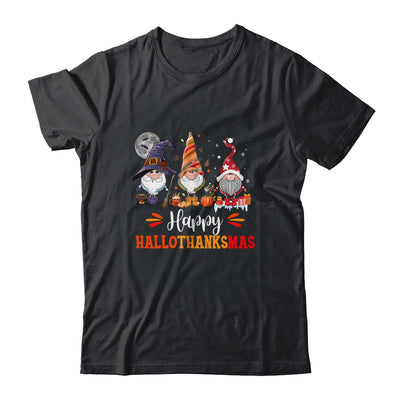 Gnomes Lover Halloween Merry Christmas Happy Hallothanksmas T-Shirt & Hoodie | Teecentury.com