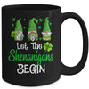 Gnomes St Patricks Day Let The Shenanigans Begin Mug Coffee Mug | Teecentury.com