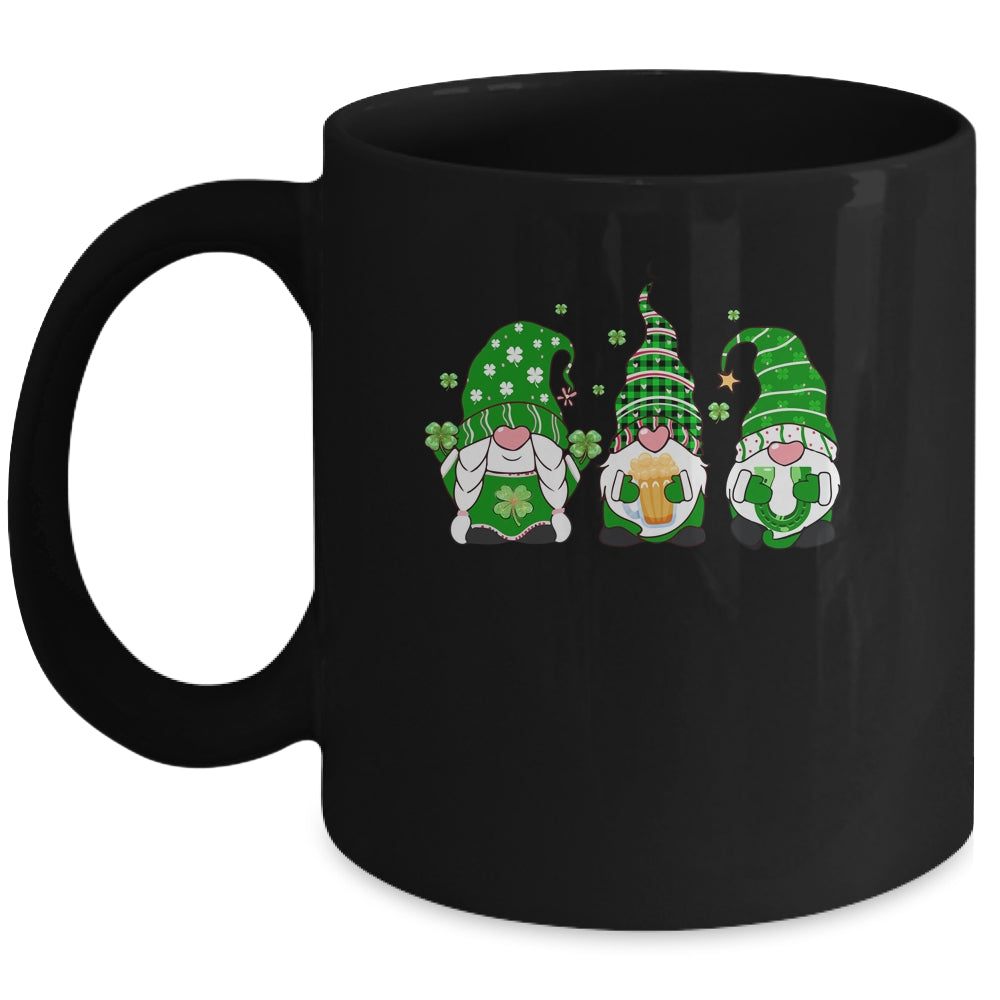 Gnomes St Patricks Day Women Shamrock Gnome Gift Mug Coffee Mug | Teecentury.com
