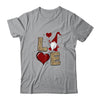 Gnomes Valentines Love Red Leopard Plaid Couple Matching T-Shirt & Hoodie | Teecentury.com