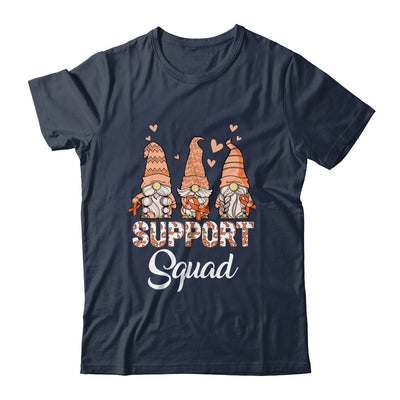 Gnomies Support Squad Orange Ribbon Leukemia MS Awareness Shirt & Hoodie | teecentury