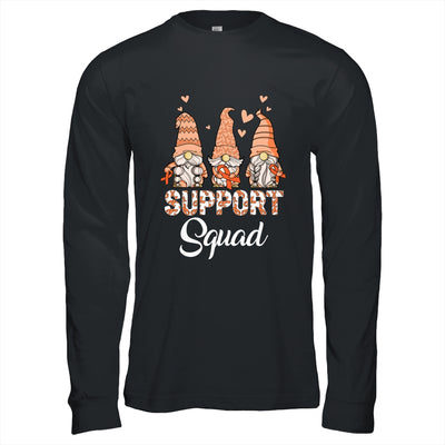 Gnomies Support Squad Orange Ribbon Leukemia MS Awareness Shirt & Hoodie | teecentury