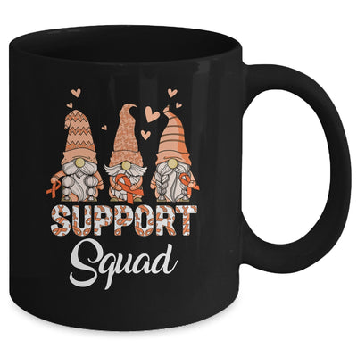 Gnomies Support Squad Orange Ribbon Leukemia MS Awareness Mug | teecentury