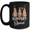 Gnomies Support Squad Orange Ribbon Leukemia MS Awareness Mug | teecentury