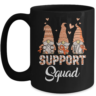 Gnomies Support Squad Orange Ribbon Leukemia MS Awareness Mug | teecentury