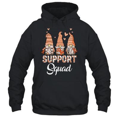 Gnomies Support Squad Orange Ribbon Leukemia MS Awareness Shirt & Hoodie | teecentury