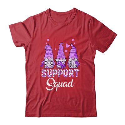 Gnomies Support Squad Purple Ribbon Epilepsy Awareness Shirt & Hoodie | teecentury