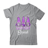 Gnomies Support Squad Purple Ribbon Epilepsy Awareness Shirt & Hoodie | teecentury