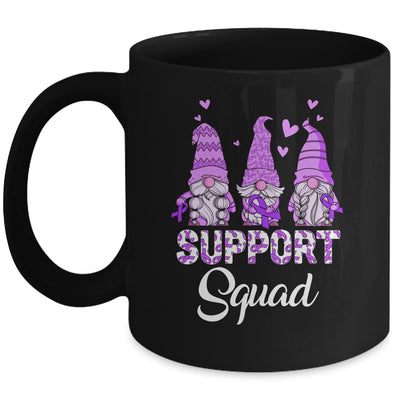 Gnomies Support Squad Purple Ribbon Epilepsy Awareness Mug | teecentury