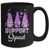 Gnomies Support Squad Purple Ribbon Epilepsy Awareness Mug | teecentury