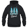 Gnomies Support Squad Teal Ribbon Ovarian Cancer Awareness Shirt & Hoodie | teecentury