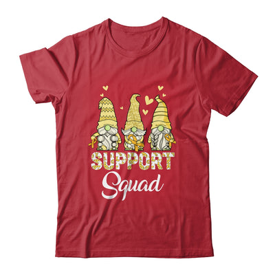 Gnomies Support Squad Yellow Ribbon Sarcoma Awareness Shirt & Hoodie | teecentury