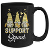 Gnomies Support Squad Yellow Ribbon Sarcoma Awareness Mug | teecentury