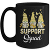Gnomies Support Squad Yellow Ribbon Sarcoma Awareness Mug | teecentury