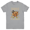 Gobble Til You Wobble Dabbing Turkey Thanksgiving Youth Youth Shirt | Teecentury.com