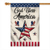 God Bless America Flag Star American Patriotic Home Flag | Teecentury.com