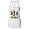 God Gifted Me Two Titles Mom And Auntie Black Woman Leopard T-Shirt & Tank Top | Teecentury.com