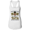 God Gifted Me Two Titles Mom And Yaya Black Woman Leopard T-Shirt & Tank Top | Teecentury.com