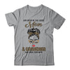 God Gifted Me Two Titles Mom Grandma Leopard Wink T-Shirt & Tank Top | Teecentury.com