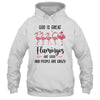 God Is Great Flamingos Are Good And People Are Crazy T-Shirt & Tank Top | Teecentury.com