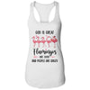 God Is Great Flamingos Are Good And People Are Crazy T-Shirt & Tank Top | Teecentury.com