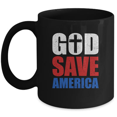 God Save America US Flag Patriotic American Mug Coffee Mug | Teecentury.com