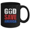 God Save America US Flag Patriotic American Mug Coffee Mug | Teecentury.com