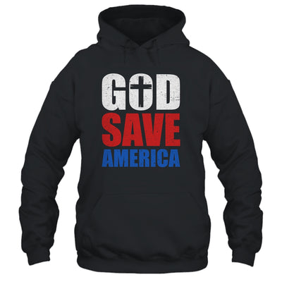 God Save America US Flag Patriotic American T-Shirt & Hoodie | Teecentury.com